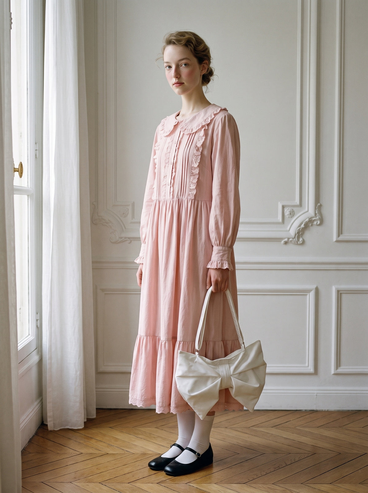 Bow Baguette Bag
