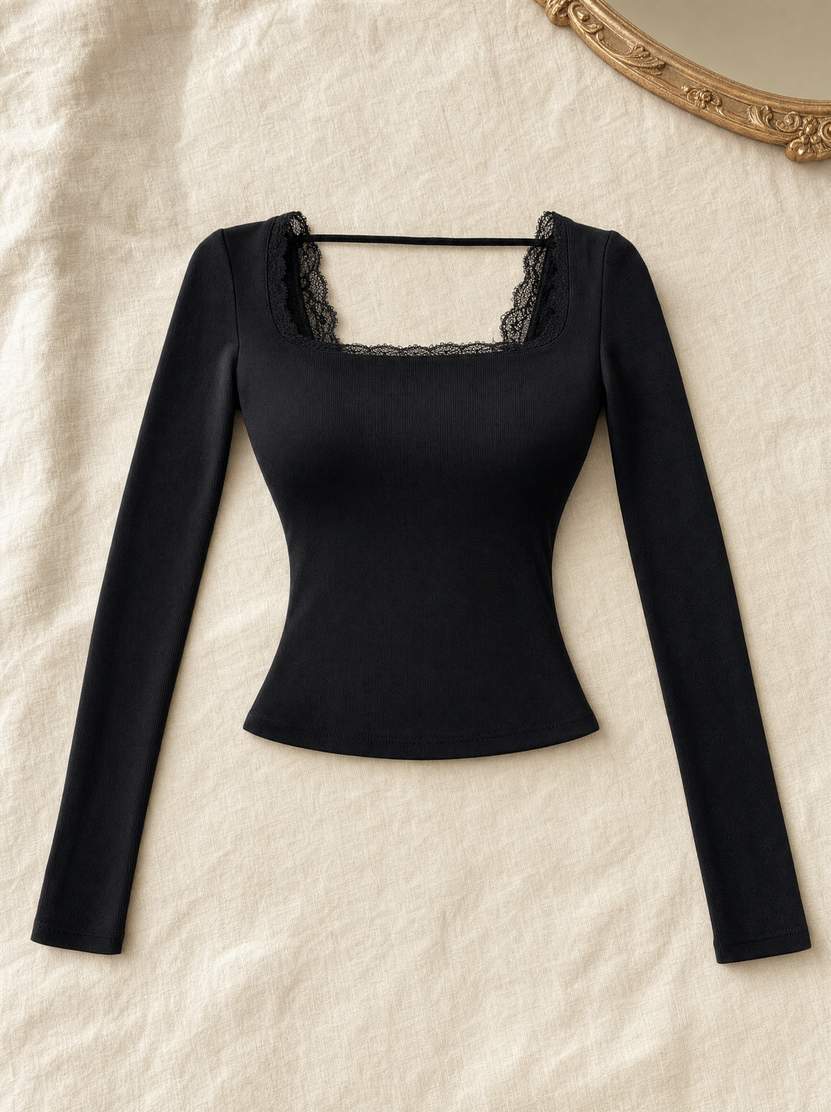 Lace Square-Neck Cami Top